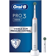 Discover the Oral-B PRO 3 3000 Cross Action White Edition Toothbrush – Superior Cleaning for a Bright Smile!